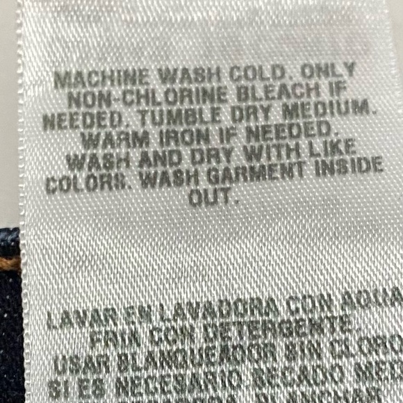 Signature Levi Strauss At Waist Bootcut Jeans Size 10 Short 30" Classic Cotton - Picture 9 of 12